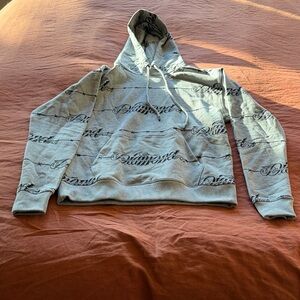 Diamond Supply Co. Light Gray Script Hoodie
